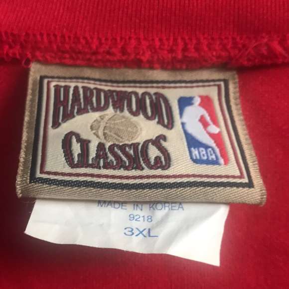 Bullets Hardwood Classic NBA 1/4 zip 3XL Warm Up - Picture 7 of 11